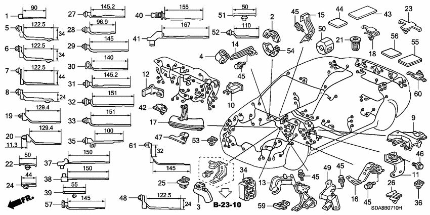 Harness band/bracket