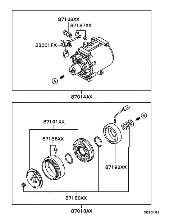 A/c cond, piping(auto,full:a)