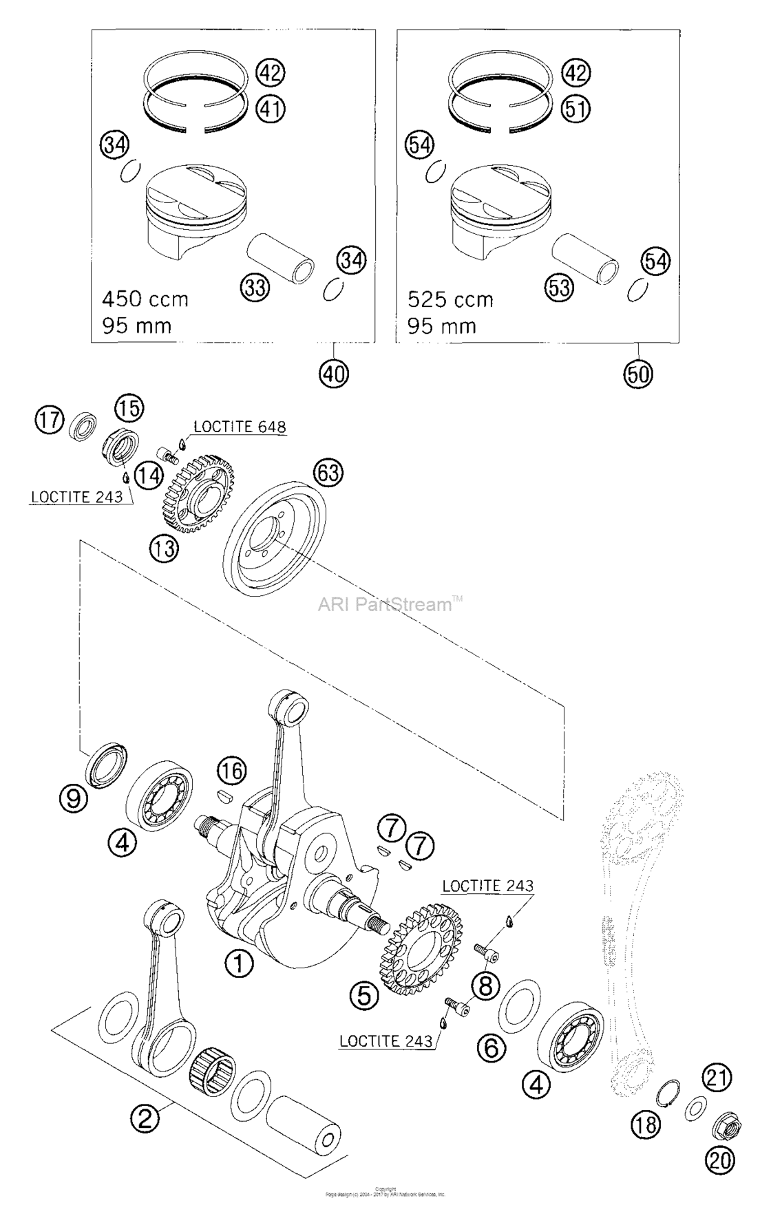 Crankshaft - Piston