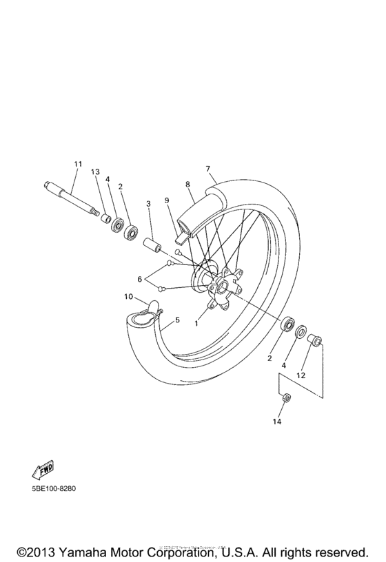 Front wheel