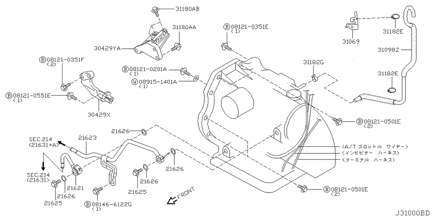 Auto transmission,transaxle & fitting