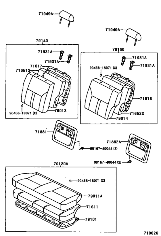 Rear Seat & Seat Track