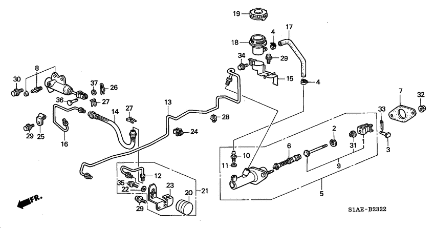 Clutch master cylinder