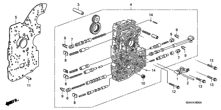 Main valve body