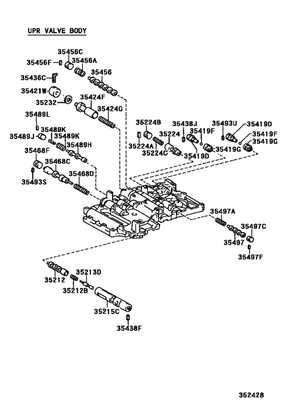 Valve Body & Oil Strainer (Atm)