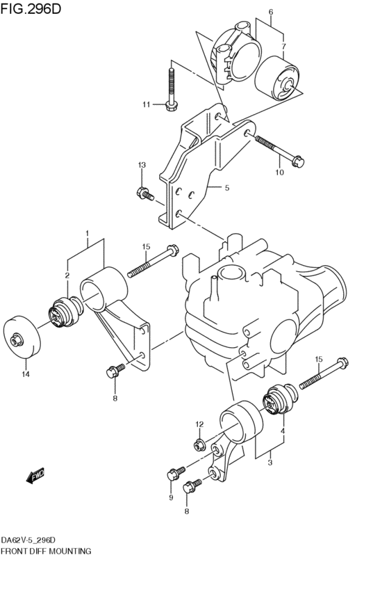フロントデファレンシャルマウンチング