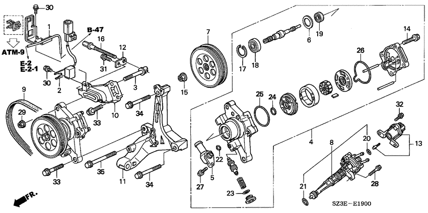Power steering pump