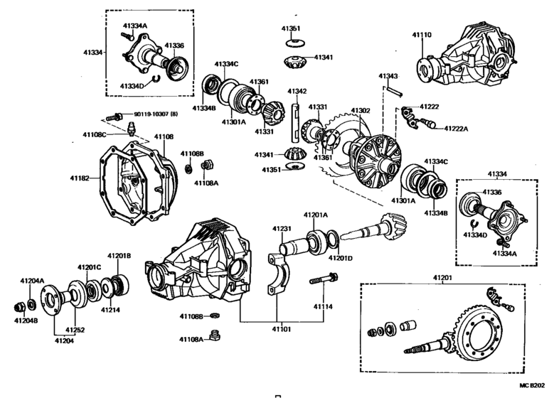 Rear Axle Housing & Differential