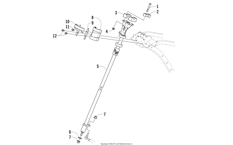 Steering Post Assembly