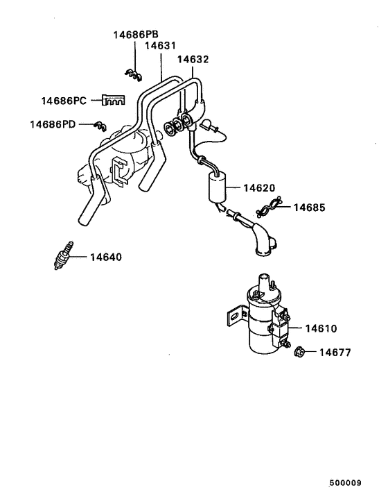 Spark plug,cable & coil