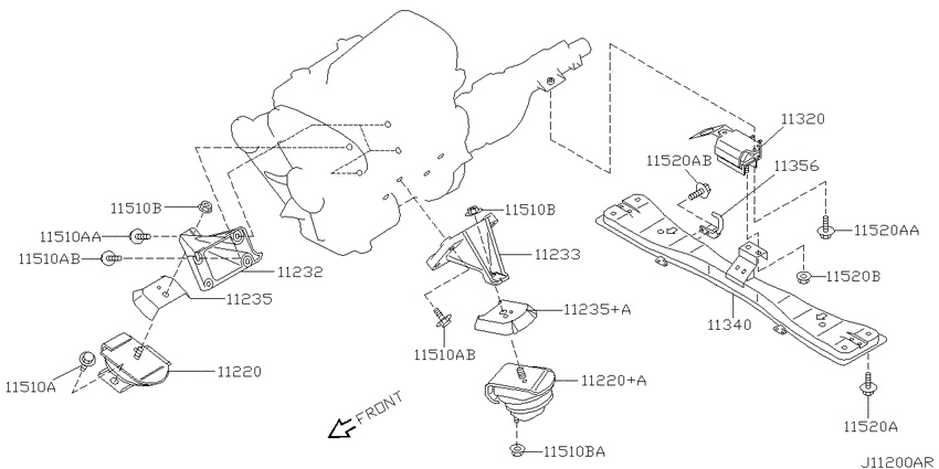 Engine & transmission   mounting