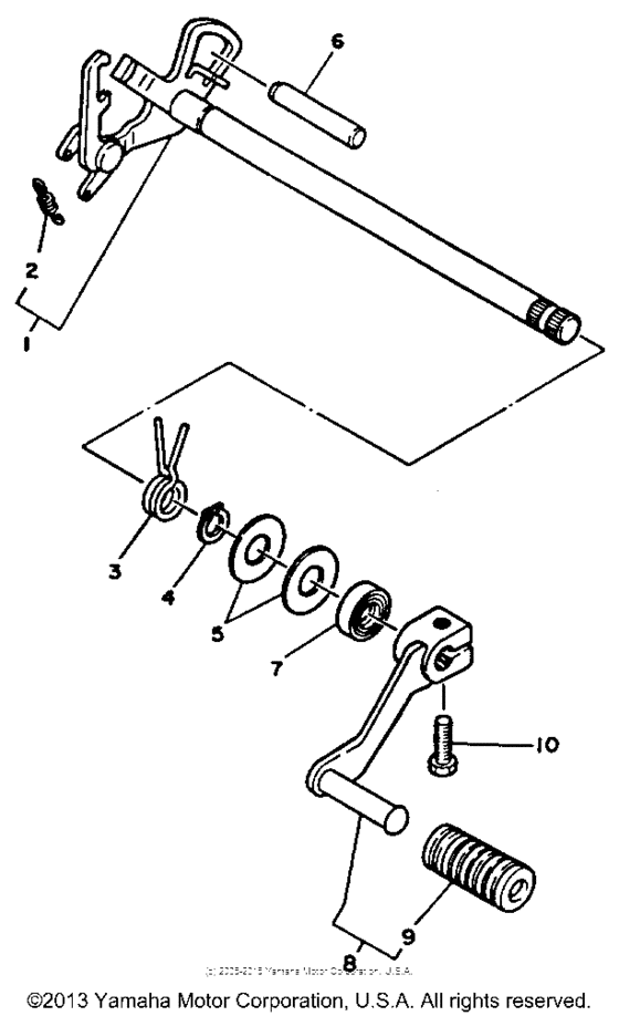 Shift shaft