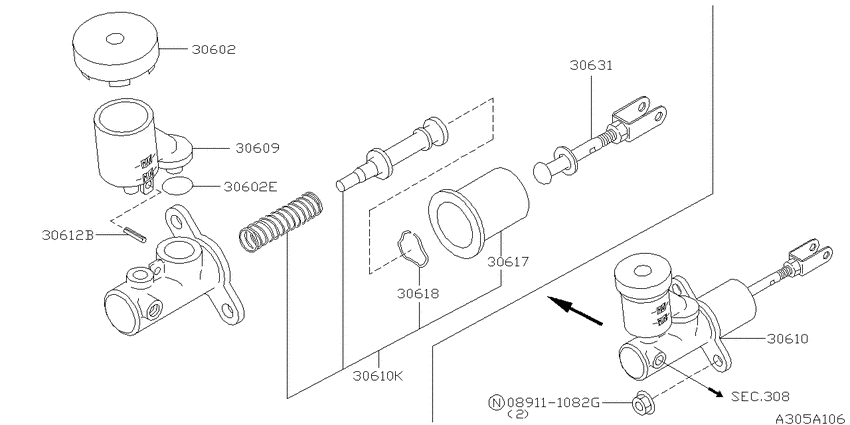 Clutch master cylinder