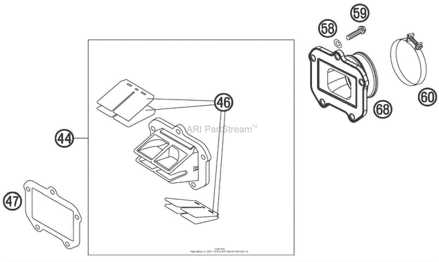 Reed Valve Case
