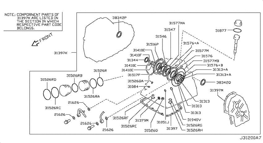 Gasket & seal kit (automatic)
