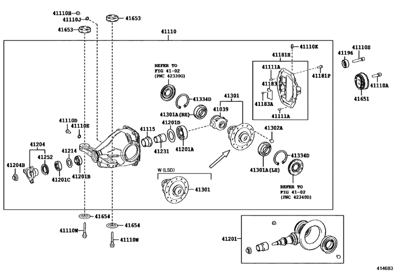 Rear Axle Housing & Differential