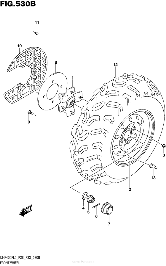 Front Wheel (Lt-F400Fl5 P33)