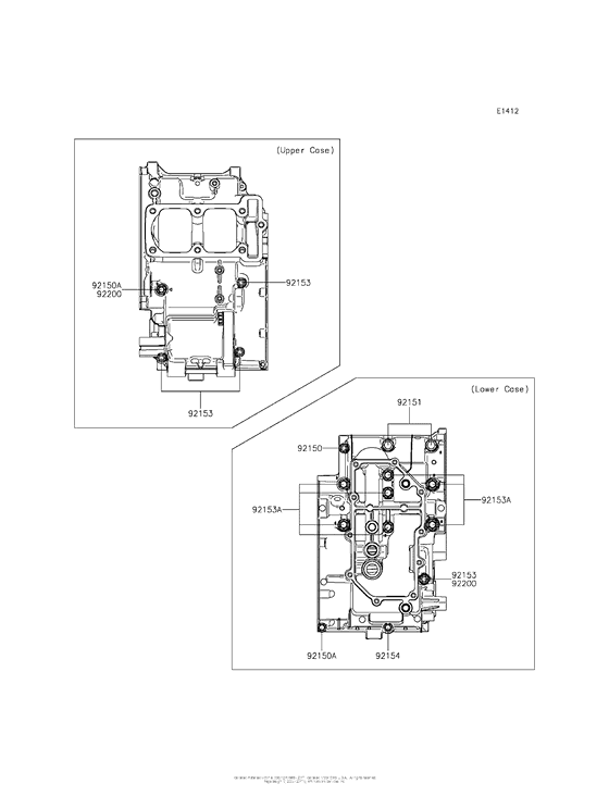 Crankcase Bolt Pattern