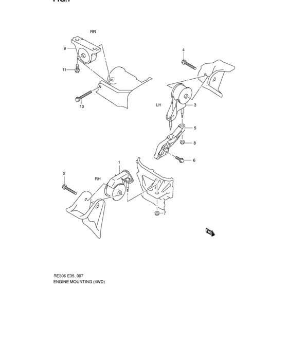 Engine mounting