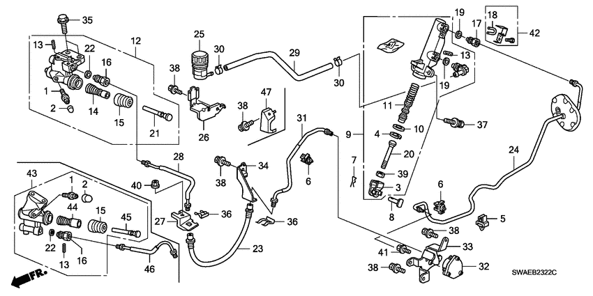 Clutch master cylinder
