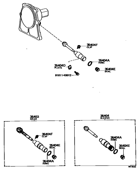 Speedometer Driven Gear (Atm)
