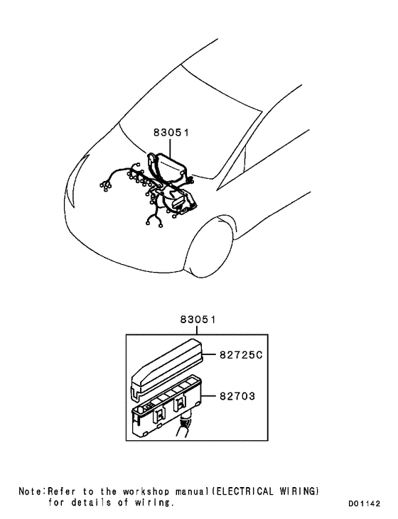 Wiring & attaching parts