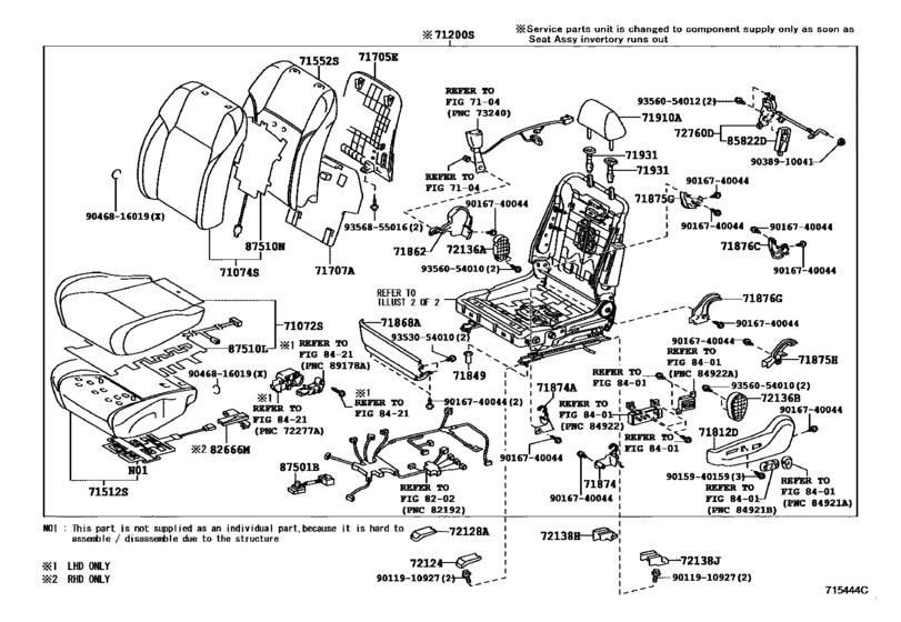 Front Seat & Seat Track