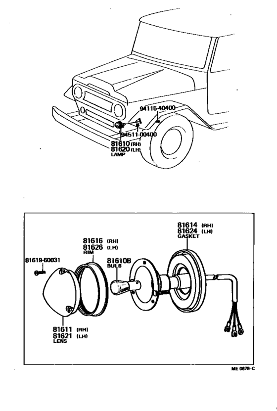 Front Clearance Lamp