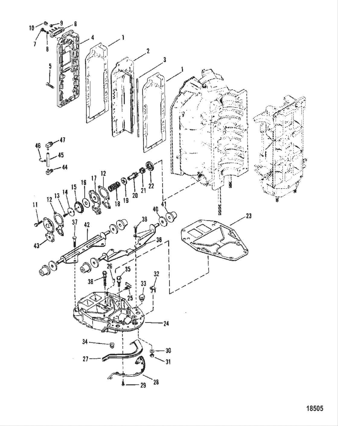 Exhaust Manifold And Exhaust Plate