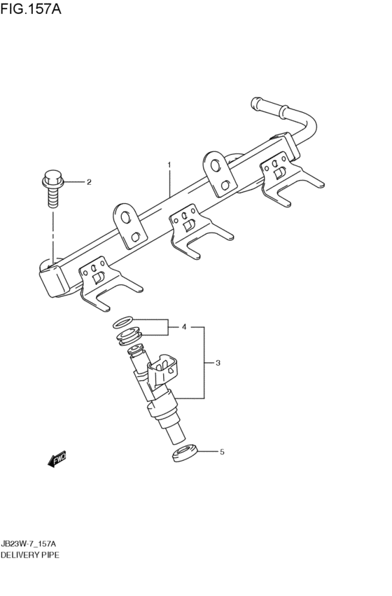delivery pipe / fuel injector