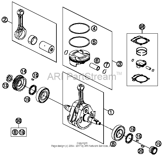 Crankshaft, Piston