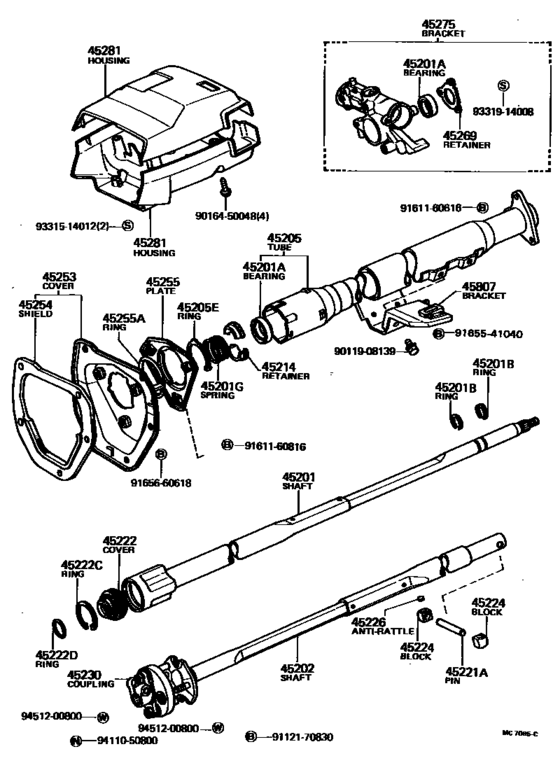 Steering Column & Shaft