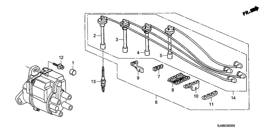 High tension cord/plug