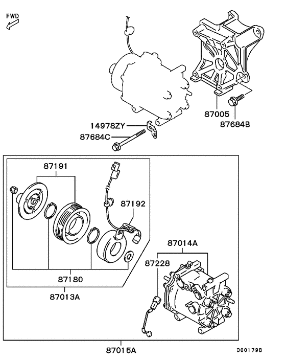 A/c condenser, piping