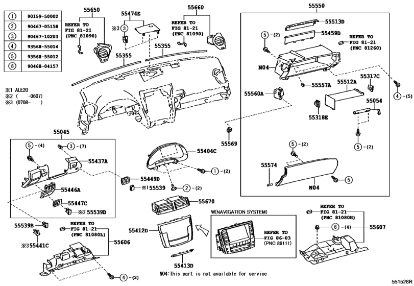 Instrument Panel & Glove Compartment