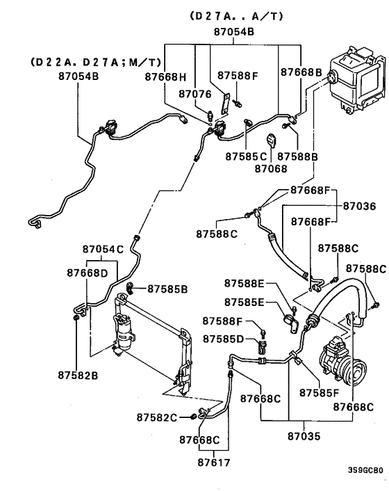 A/c cond, piping(manual:a)