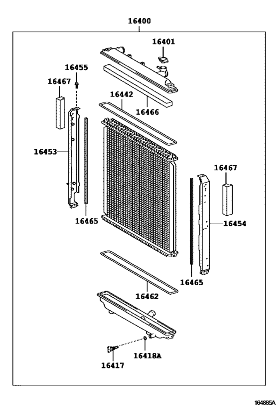 Radiator & Water Outlet