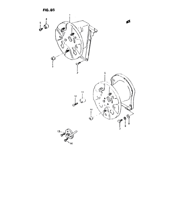 Fixation roue de secours