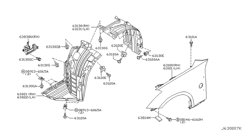 Front fender & fitting