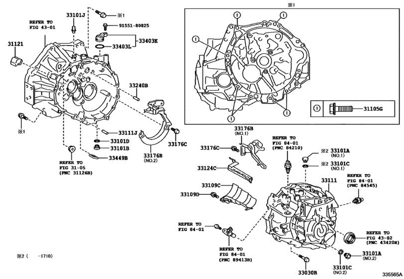 Clutch Housing & Transmission Case (Mtm)