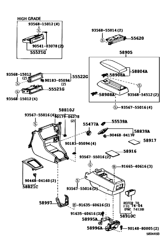 Console Box & Bracket