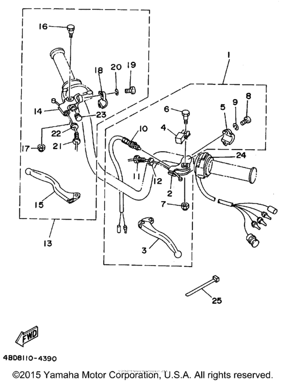 Handle switch & lever