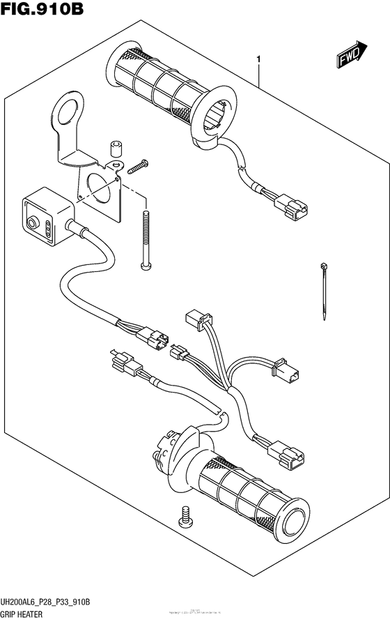 Grip Heater Set (Optional:uh200Al6 P33)