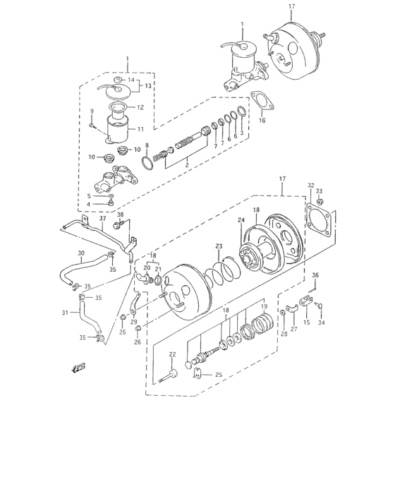Brake master cylinder