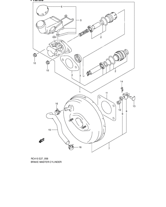 Brake master cylinder