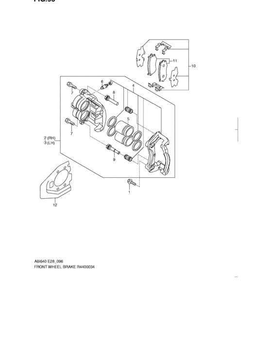 Front wheel brake