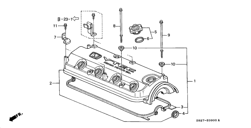 Cylinder head cover