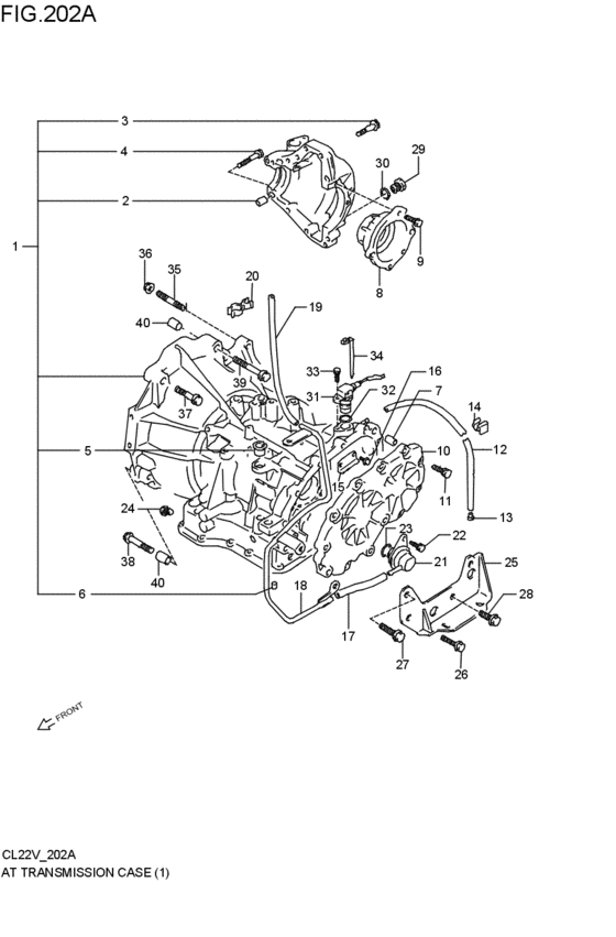 at - transmission case