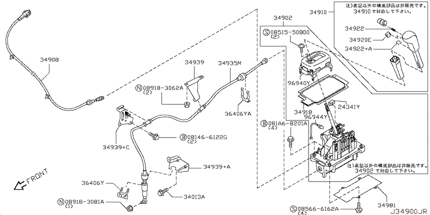 Auto transmission control device