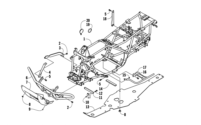 Frame and related parts